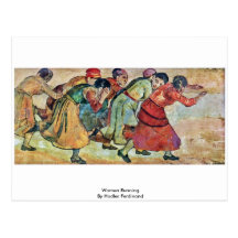 Women Running By Hodler Ferdinand Postcards