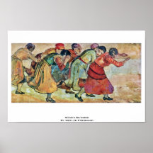 Women Running By Hodler Ferdinand Print