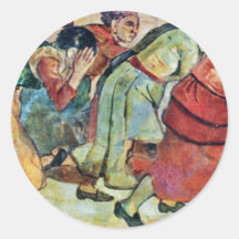 Women Running By Hodler Ferdinand Sticker