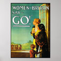 Women Say Go! - Poster posters