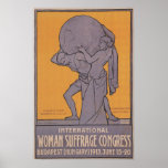 Women Suffrage Congress Poster 1913