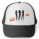 Women with kisses hats