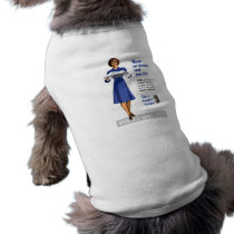 Women's Army Corps Doggie Tee Shirt