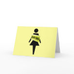Women's attitude women's greeting cards