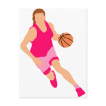 Women's basketball Logo postcards