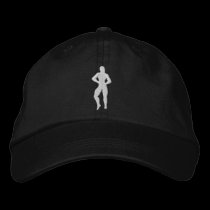 Womens Bodybuilding Pose embroidered hats