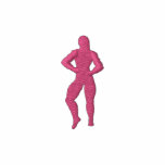 Womens Bodybuilding Pose embroidered shirts