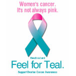 Women's Cancer. It's not always pink. t-shirts
