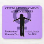 Women's Day Silhouette Mousepad