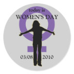 Women's Day Silhouette Sticker