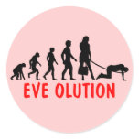 Women's evolution stickers