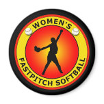 WOMEN'S FASTPITCH SOFTBALL magnets