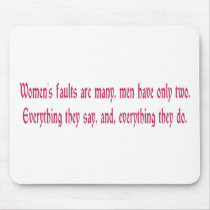 Women's Faults Are Many