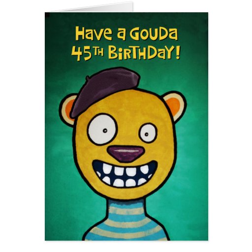 Funny 45th Birthday Cards Photo Card Templates Invitations And More 6344