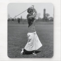 Women's Golf Fashion, 1910s Mousepads