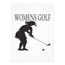 Womens Golf Personalized Invite