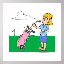 Womens Golf Posters