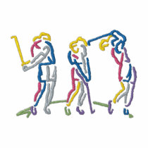 Women's Golf Sequence Embroidered Polo Shirt