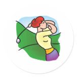 Womens Golf stickers