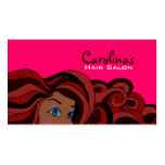 Women's Hair Business Cards