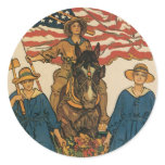 Women's Land Army stickers