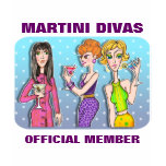 Women's Light Tees - Three Martini Divas t-shirts