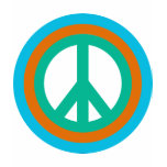 Women's Peace Sign T-shirt