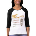 Women's Raglan 3/4 sleeved tee t-shirts