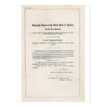 Women's Right to Vote- 19th Amendment Postcards