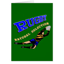 Women's Rugby #2 BY Greeting Card