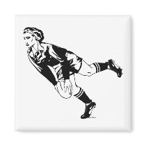 Womens' Rugby Pass Refrigerator Magnets