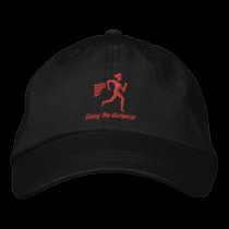 Womens Running "Going the distance!" embroidered hats