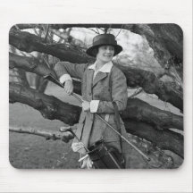 Women's Style in Golf Attire, early 1900s Mouse Pads
