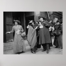 Women's Suffrage Handouts, 1913 Print