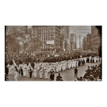 Women's Suffrage Parade 1912 Business Card