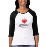 Women's T-shirt - I Love Snails