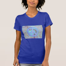 WOMEN'S TEE SHIRT- PEACE