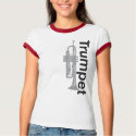 Womens Trumpet Ringer T-Shirt