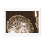 Wonder Wheel at Night (Coney Island, NY) postcard
