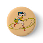 Wonder Woman Circled with Lasso buttons