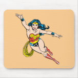 Wonder Woman Flying Forward mousepads