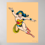 Wonder Woman Flying Forward posters