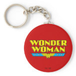 Wonder Woman Name and Logo keychains