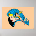 Wonder Woman Profile Background posters