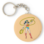 Wonder Woman Standing with Lasso keychains