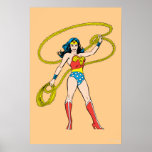 Wonder Woman Standing with Lasso posters