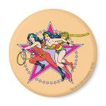 Wonder Woman Star Background magnets