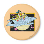 Wonder Woman with Jet magnets