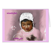 wonderful - a little girl karte