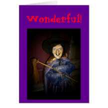 Wonderful! Halloween & Birthday Card